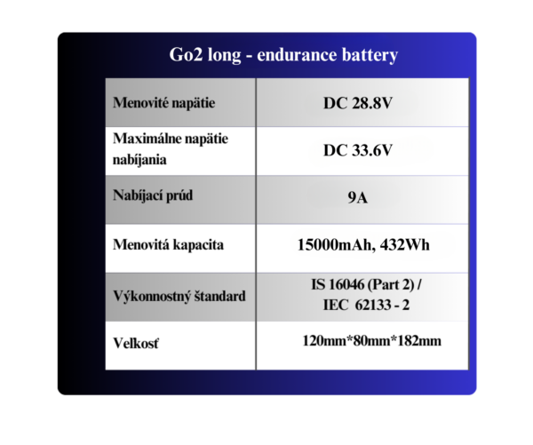 Go2 long - endurance battery - Image 2